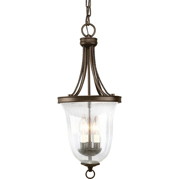 Progress Lighting 3 Light Antique Bronze Lantern Pendant Wayfair